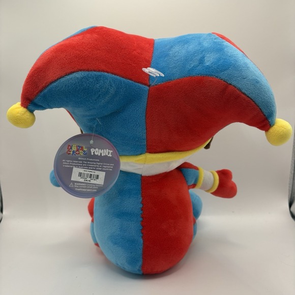 Glitch Productions Amazing Digital Circus Jester Plush Toy Collectible NEW NWT - Picture 4 of 7